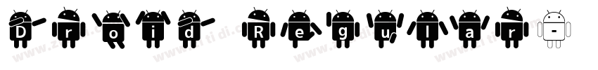Droid Regular字体转换